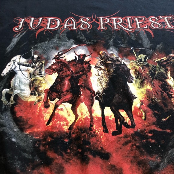Judas Priest Nostradamus double sided T-Shirt Men’s XL Fruit of the Loom Tag - Picture 5 of 8